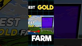 BEST GOLD FARM IN MINECRAFT mimecraft short mimecraft [upl. by Kiefer893]