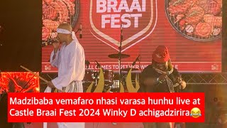 Madzibaba vemafaro🤣🔥 nhasi vasiya zvechruch vakamborasa hunhu live Castle Lager Braai Frest 2024 [upl. by Yeliab]