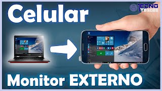 Como usar celular como segundo monitor de PC [upl. by Aeret]