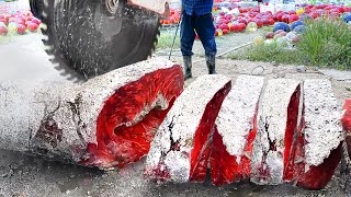 How They Cut Massive “Volcanic” Glass amp Make Amazing Crystal Balls [upl. by Odlaw818]