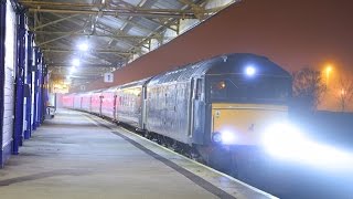 57604 departs Newton Abbot on The Night Riviera 110116 [upl. by Ttelracs]