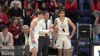 Sheboygan North vs Sheboygan South Varsity Basketball Dec 18 2021 [upl. by Faydra]