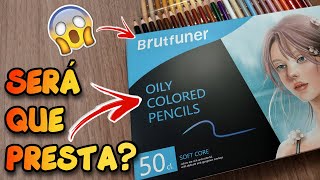 KIT 50 TONS DE PELE  Lápis de cor Brutfuner  UNBOXING [upl. by Nettle863]