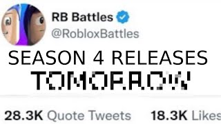 RB Battles Season 4 is HERE ALL NEWS [upl. by Samuele617]