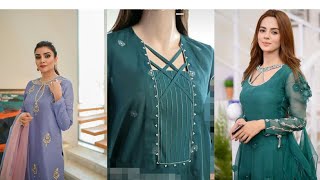 Latest Kurti neckline 2024trendy amp designer neck designsgle ke design design neckline [upl. by Becca]