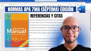 CITAS y REFERENCIAS APA 7ma edición  Normas APA Séptima Edición wordbásico [upl. by Douville963]