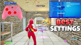 Smooth Xbox Player 🥵  BEST Controller Settings For Fortnite [upl. by Adnamal554]