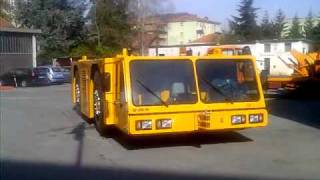 Fresia SP300  60Ton Tow Tractor running around the factory [upl. by Jacquet]