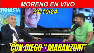 ESTRENO🔴 Guillermo Moreno en Diego Moranzoni MampM [upl. by Atiraj]