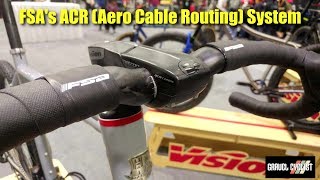 FSAs ACR Aero Cable Routing System  Ti Cycles Gravel Bike with FSA WE [upl. by Kaiser]