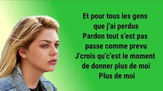 Louane  La fille paroles [upl. by Lazor708]