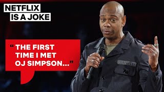 Dave Chappelle Thinks OJ Simpson Might Be Chasing Him  Netflix Is A Joke [upl. by Ginni]