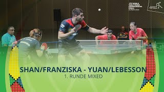 ShanFranziska  YuanLebesson I 1 Runde Mixed I WM 2023 in Durban [upl. by Dnamron]