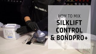 How to Mix SilkLift with BondPro and Thickener  Goldwell Education Plus [upl. by Toddy]