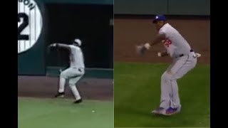 Jose Guillen vs Yasiel Puig Coors Field throws [upl. by Aldercy977]