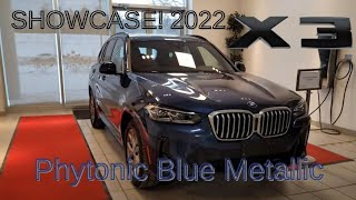 SHOWCASE 2022 BMW X3 xDrive30i Phytonic Blue on Cognac [upl. by Annie881]