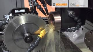 Eroding machine for PCD tools  Saw Packet  VOLLMER QM eco select [upl. by Eitsirk]