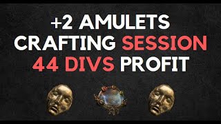 PoE Profit Crafting Session 2 RF Amulets [upl. by Aknaib278]