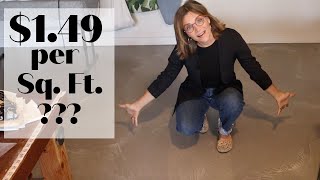 How I poured self leveling cementunderlayment flooring my sewing room and a few things I learned [upl. by Publias]