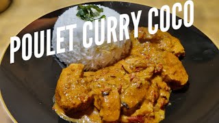 POULET CURRY LAIT DE COCO 🍗🥥RECETTE FACILE 20 [upl. by Brenan]