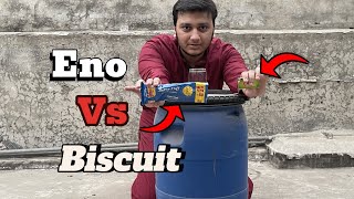 Eno VS Biscuit Amazing Reaction [upl. by Esil48]