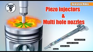 Piezo injectors and Multi hole nozzles [upl. by Gnolb]