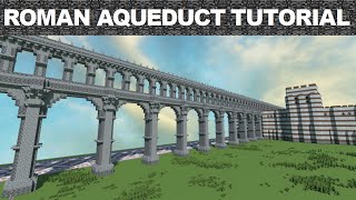 Minecraft Roman Aqueduct Tutorial [upl. by Neeloj]