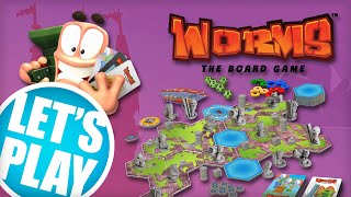 Lets Play Worms  The Board Game  Mantic Games [upl. by Tarrel811]