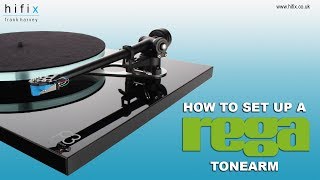 How To Set Up a Rega Tonearm [upl. by Nomyad]