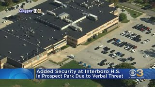 Additional security at Interboro High School as officials investigate verbal threat [upl. by Bergmans]