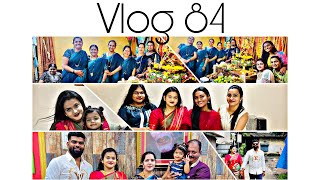 Vlog 84♥️ Aplya Ganpati Bappa Cha Pahila Divas😍 khup keli majja pan zali khup ghai gadbad😓😅 [upl. by Sacks]