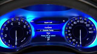 2015 Chrysler 200 Driver Information Display DID [upl. by Nyasuh]