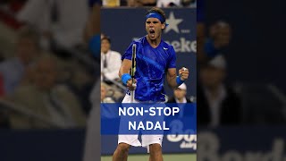 Nadal wins EPIC point against Djokovic 🤯 [upl. by Matilde]