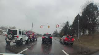 Driving to Southfield Michigan from Ferndale Michigan November 2022 [upl. by Campos]