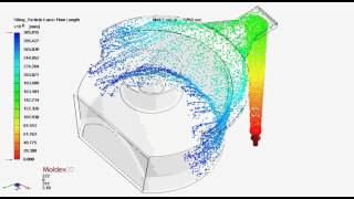 Moldex3D Particle Tracer Technology [upl. by Grunenwald]