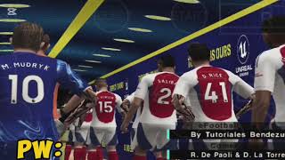 CHELSEA VS ARSENAL  PES PPSSPP 24 GAMEPLAY [upl. by Ailedo]