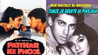 Tumse Jo Dekhte Hi  Patthar Ke Phool 1991  Salman Khan  Raveena Tondon  Digital Audio  HD [upl. by Shing]