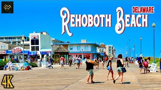 Rehoboth Beach Boardwalk amp Rehoboth Ave 4K [upl. by Hutchins]