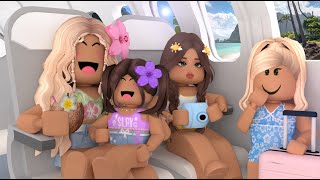 Family Go On VACATION TO HAWAII TAKING A PRIVATE JETBEACH VILLA VOICE Roblox Bloxburg Roleplay [upl. by Aneleiram]