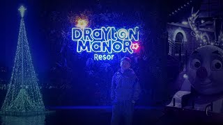 Drayton Manor Christmas Wonderland Vlog December 2023 [upl. by Ailahtan]