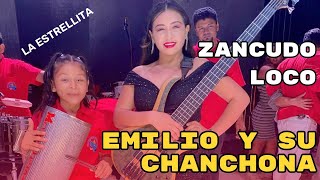 Zancudo Loco Emilio y Su Chanchona en Vivo La Estrellita Güiro y Johana con el Bajo  RamoSonante [upl. by Lillith799]