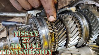 NISSAN 27 MANUAL TRANSMISSION OVERHAUL [upl. by Dippold]