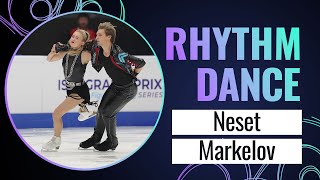 NESET  MARKELOV USA  Ice Dance Rhythm Dance  GP Final 2023  JGPFigure [upl. by Maggie]