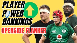 PLAYER POWER RANKINGS  OPENSIDE FLANKER [upl. by Yrtnej]