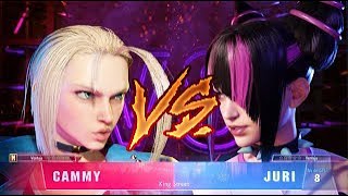 Street Fighter 6 Cammy VS Juri LEVEL 8 [upl. by Buff824]