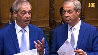 Nigel Farage mocked during maiden speech calling for ECHR referendum [upl. by Lila466]