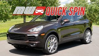 2017 Porsche Cayenne S EHybrid  Quick Spin [upl. by Eciram]