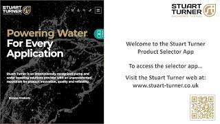 Stuart Turner  Product Selector App 110520 [upl. by Fineman]