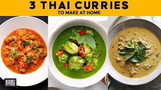 3 Thai Curries You Can Make AtHome WithMe  Marions Kitchen [upl. by Einyaj256]