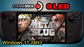 Metal Slug Awakening  Windows 11 24H2 on Steam Deck OLED Dual Boot Clover [upl. by Oag]